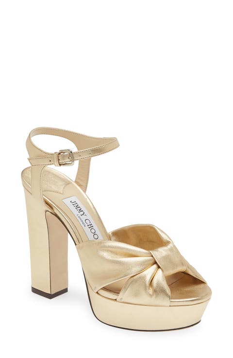Heloise Metallic Platform Sandal (Women)