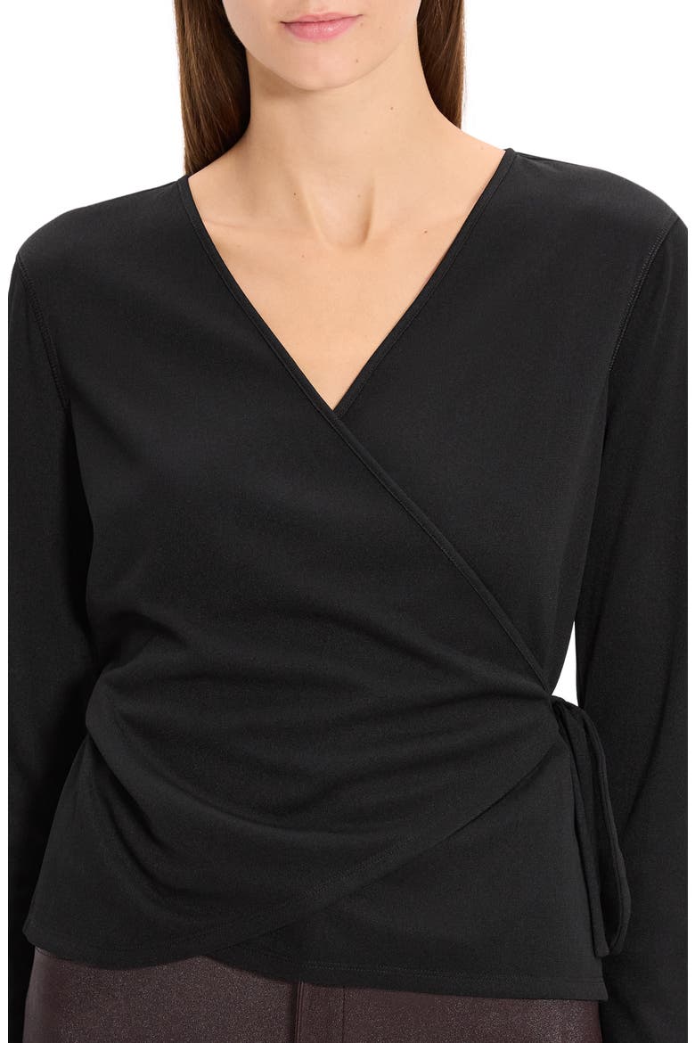 Wrap Sweater, Alternate, color, BLACK - 001