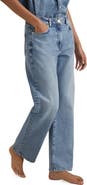 Reiss Selin High Waist Wide Leg Jeans