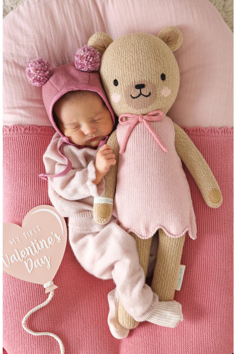 Bella the Honey Bear Stuffed Animal, Alternate, color, PINK