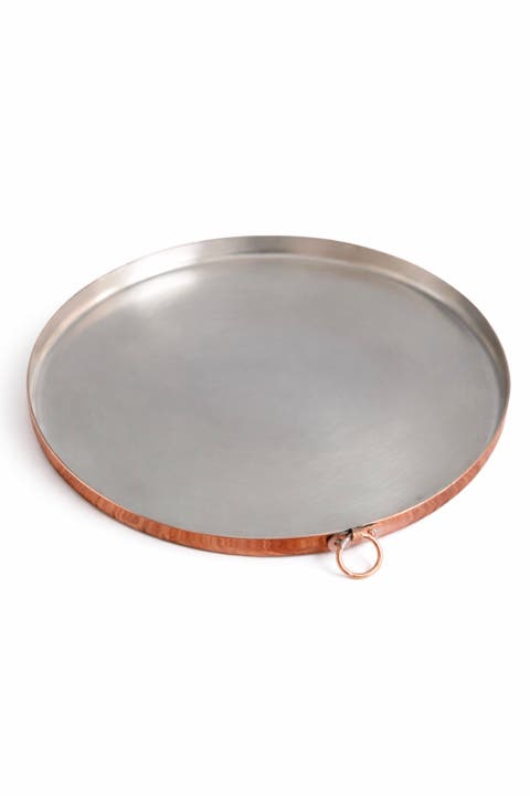 Vintage Inspired Copper Round Baking Tray