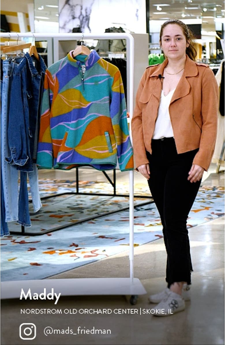 Boundary Water Repellent Quarter Zip Fleece Jacket, sales video thumbnail