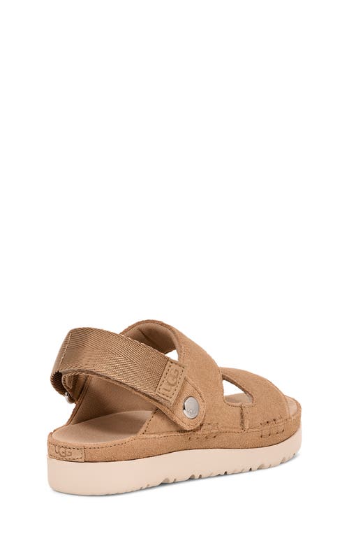 Ugg(r) Kids' Goldenstar Glide Platform Sandal In Sand