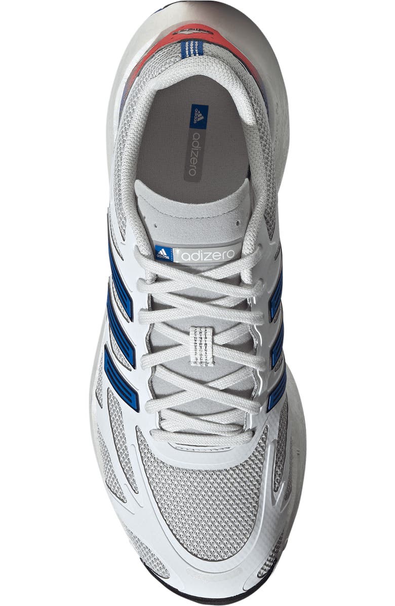 adidas Gender Inclusive Adizero Aruku Sneaker, Alternate, color, Crystal White/ Grey/ Blue