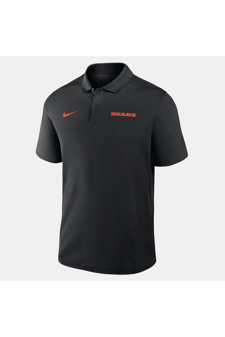 Men's Nike Black Chicago Bears Wordmark Victory Dri-FIT Polo, Alternate, color, Black