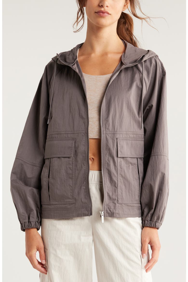 Boundless Hooded Jacket, Main, color, GREY KITTEN