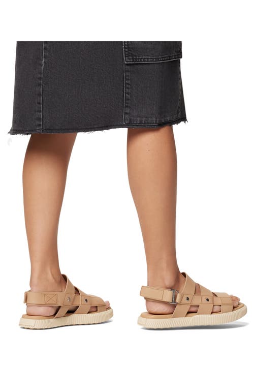 Sorel Ona Ave Slingback Sandal In Honest Beige/bleached Ceramic