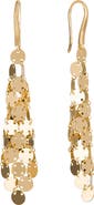 LANA 14K Gold Chain Mail Drop Earrings