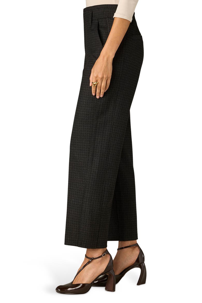 Teagan Skyrise Ankle Wide Leg Trousers, Alternate, color, CHARCOAL BLACK