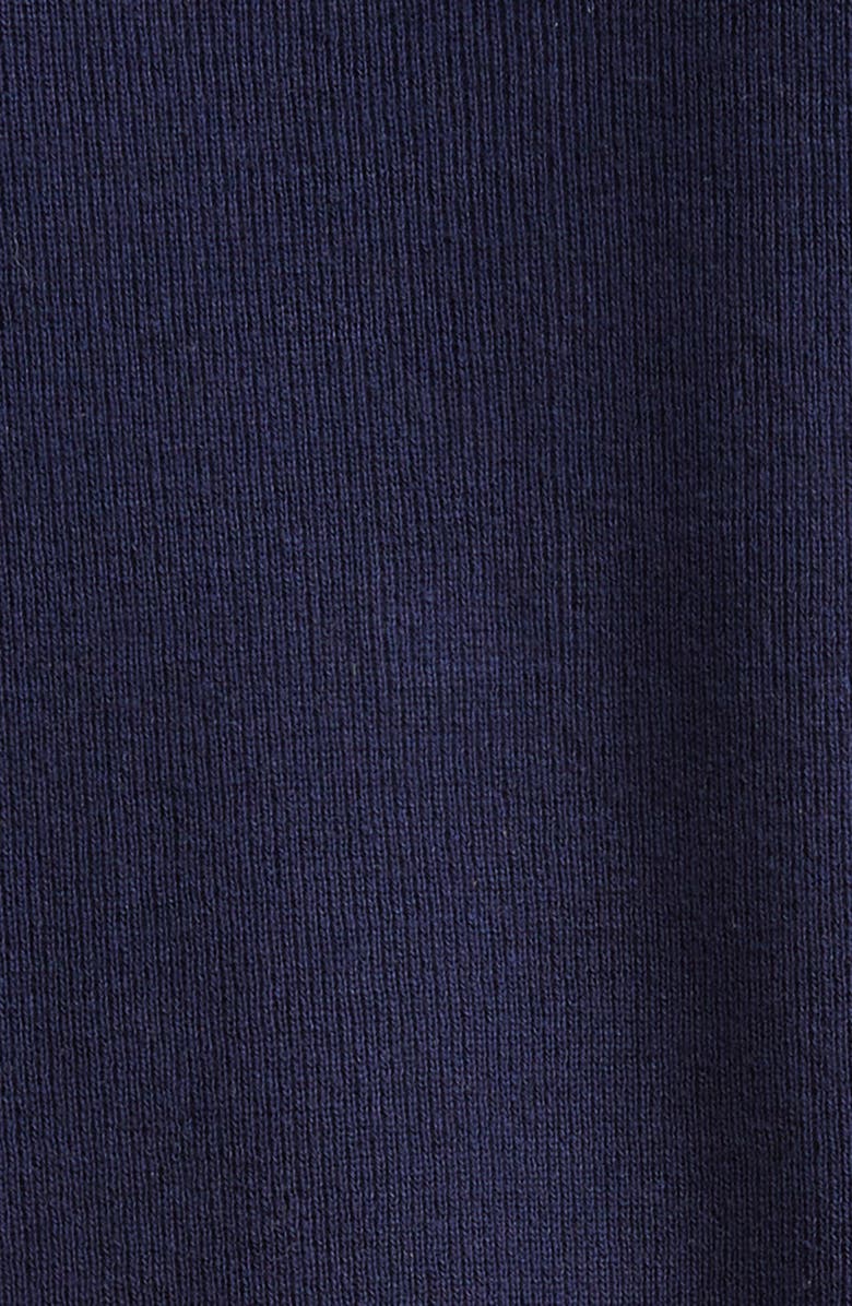 Eleventy Cotton & Virgin Wool Polo Sweater, Alternate, color, 11-01 Blue And White