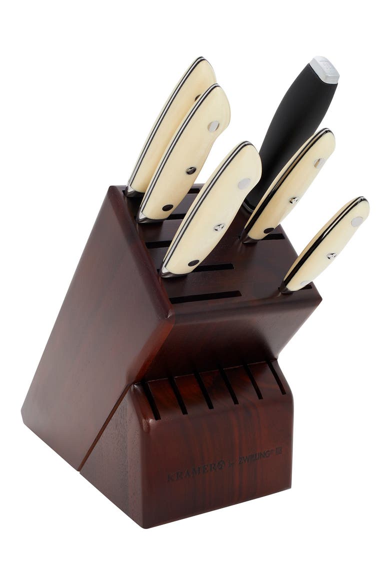Bob Kramer Cumulus 7-Piece Knife Block Set, Alternate, color, WHITE