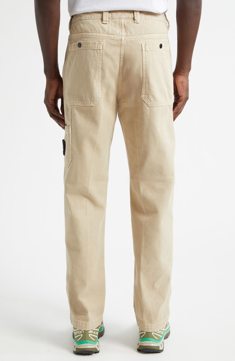 Stone Island Organic Cotton Utility Chinos, Alternate, color, Desert