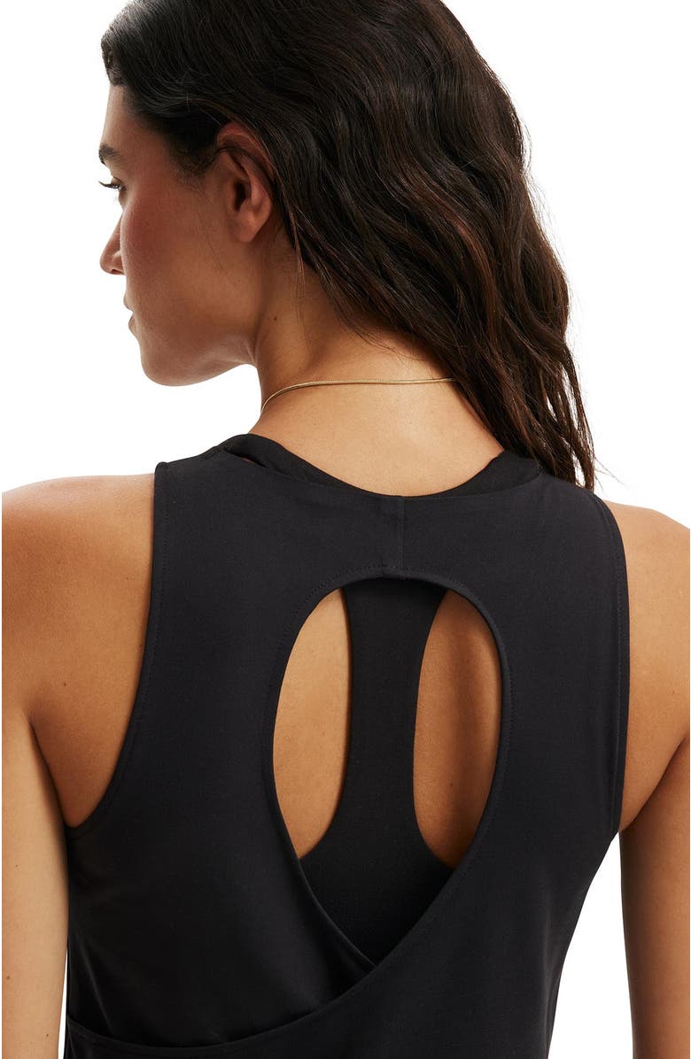 COTTON ON BODY Women's Active Ultra Soft Open Back Tank, Alternate, color,