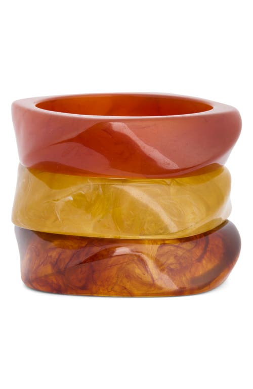 Luv Aj The Formenta Set Of 3 Bangles In Multi