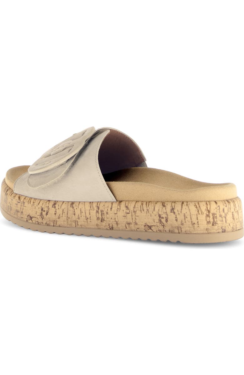 Gabor Platform Slide Sandal, Alternate, color, Oak