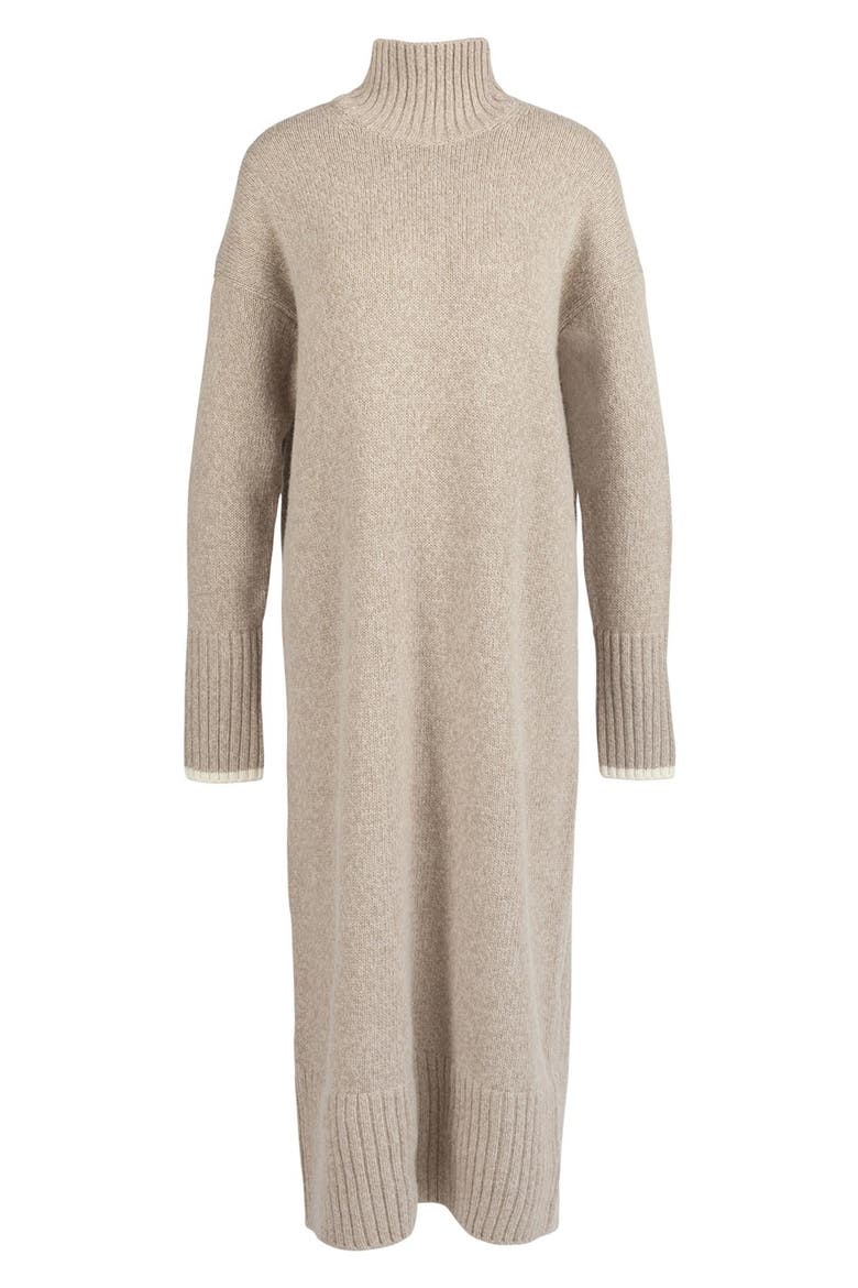 Winona Long Sleeve Midi Sweater Dress, Alternate, color, LIGHT FAWN