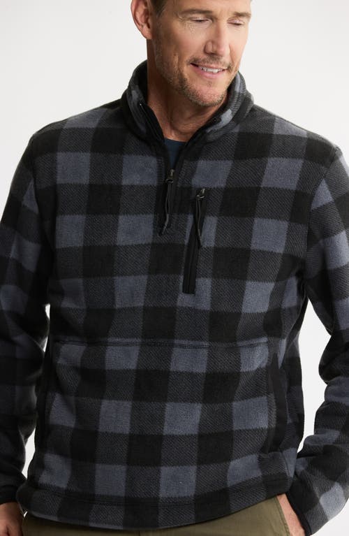 Jachs Quarter Zip Fleece Pullover In Gray