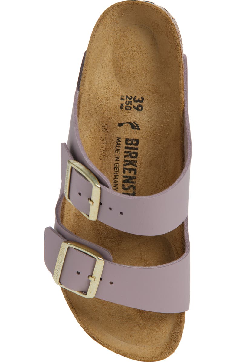 Birkenstock Arizona Birko-Flor Slide Sandal, Alternate, color, Faded Purple