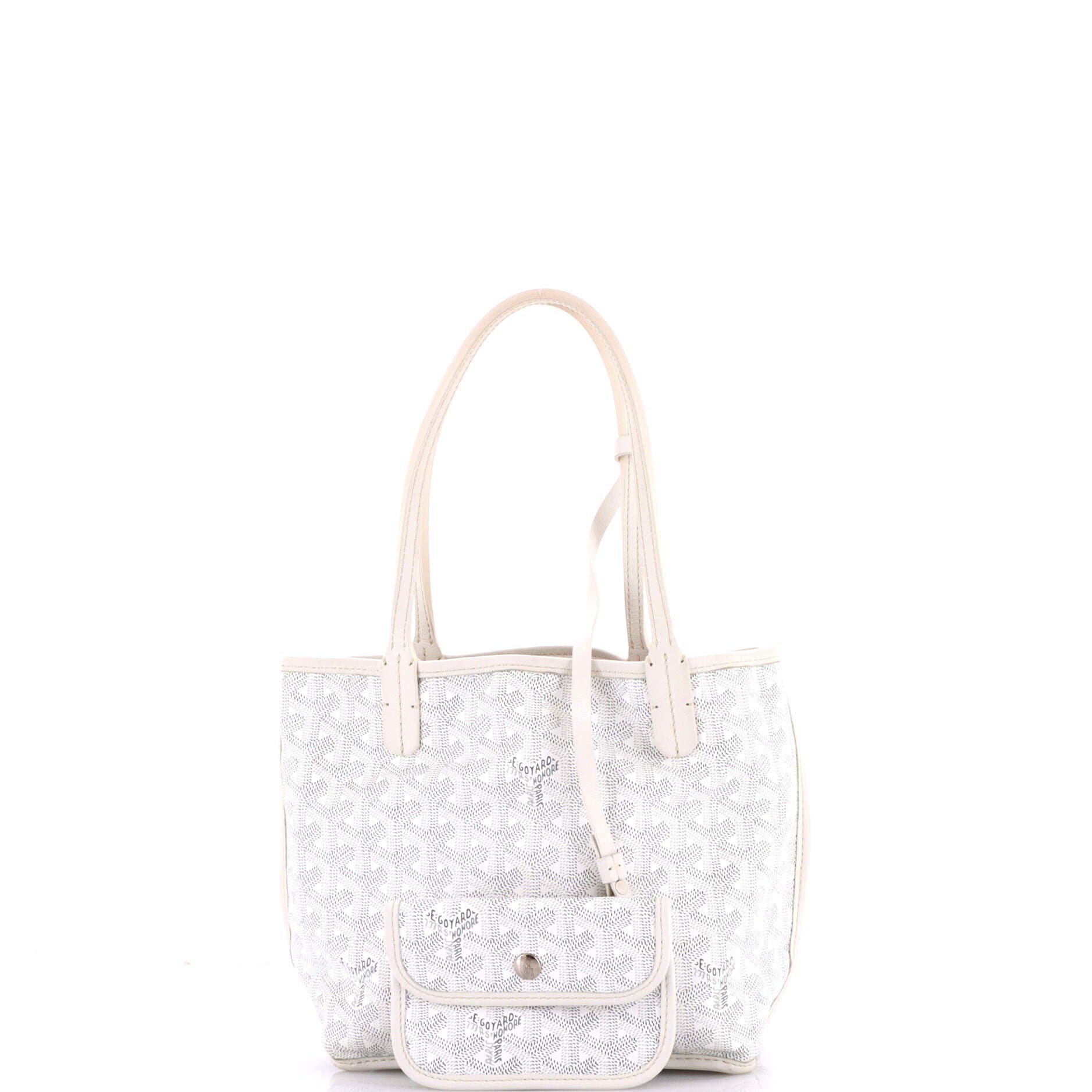 Pre-Owned Goyard Anjou Reversible Tote Coated Canvas Mini, Alternate, color, 