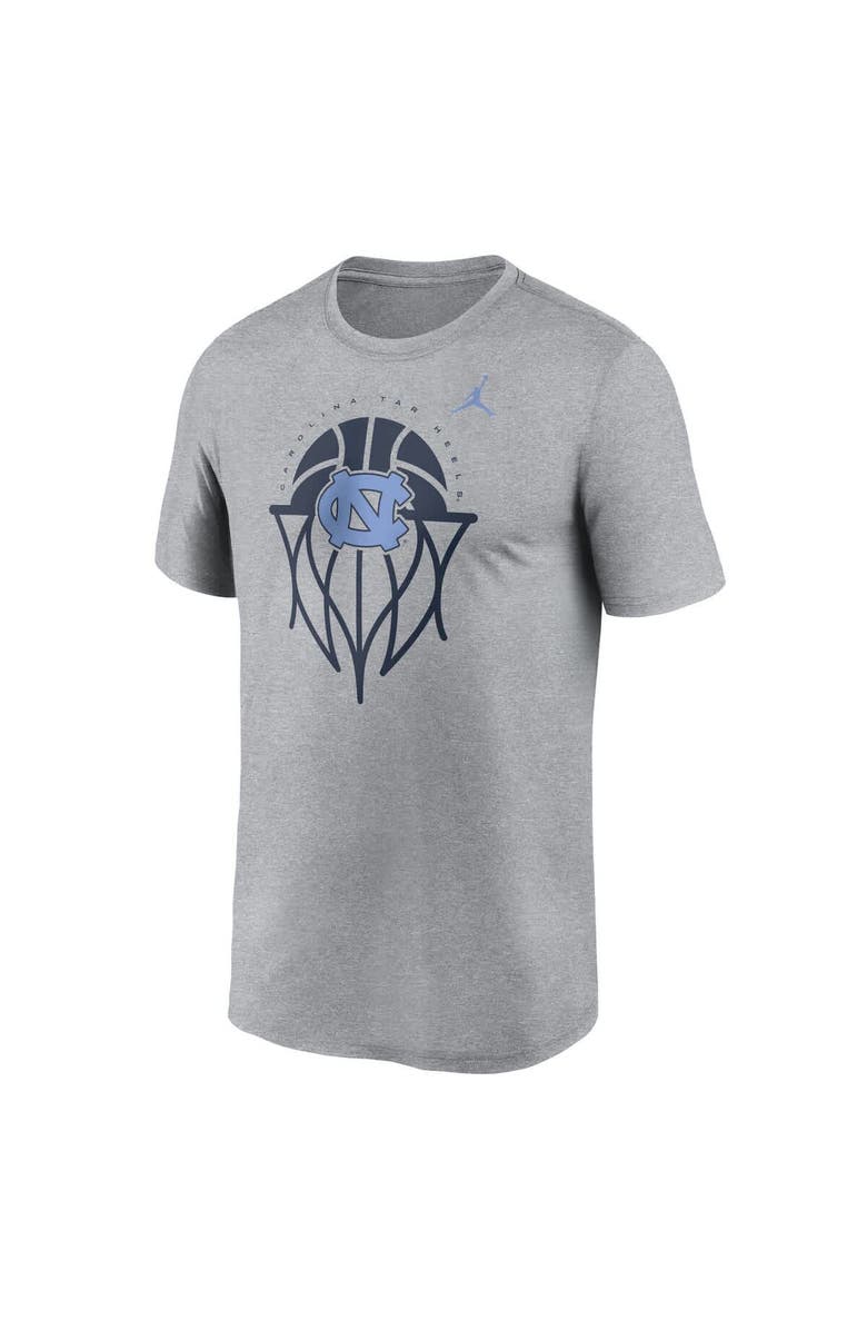Jordan Brand Men's Jordan Brand Gray North Carolina Tar Heels Basketball Icon Legend Dri-FIT T-Shirt, Alternate, color, Gray