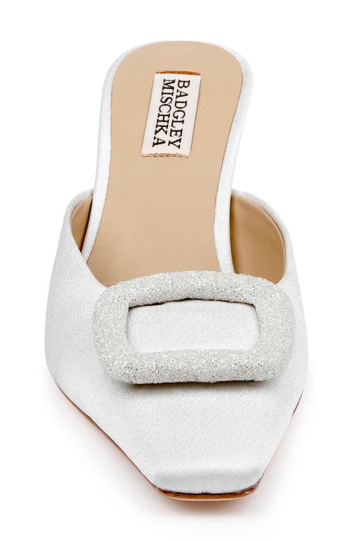 Badgley Mischka Bridal Graylynn Mule In White