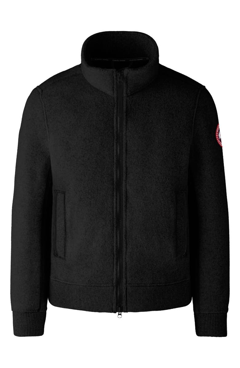 Canada Goose Lawson Wool Blend Fleece Jacket, Alternate, color, 