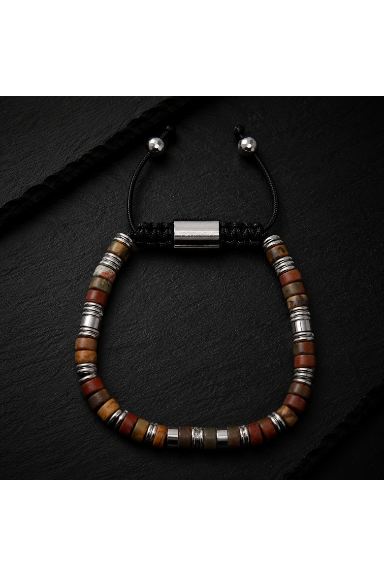 Jasper Serpentina Beaded Bracelet, Alternate, color, Jasper Serpentina