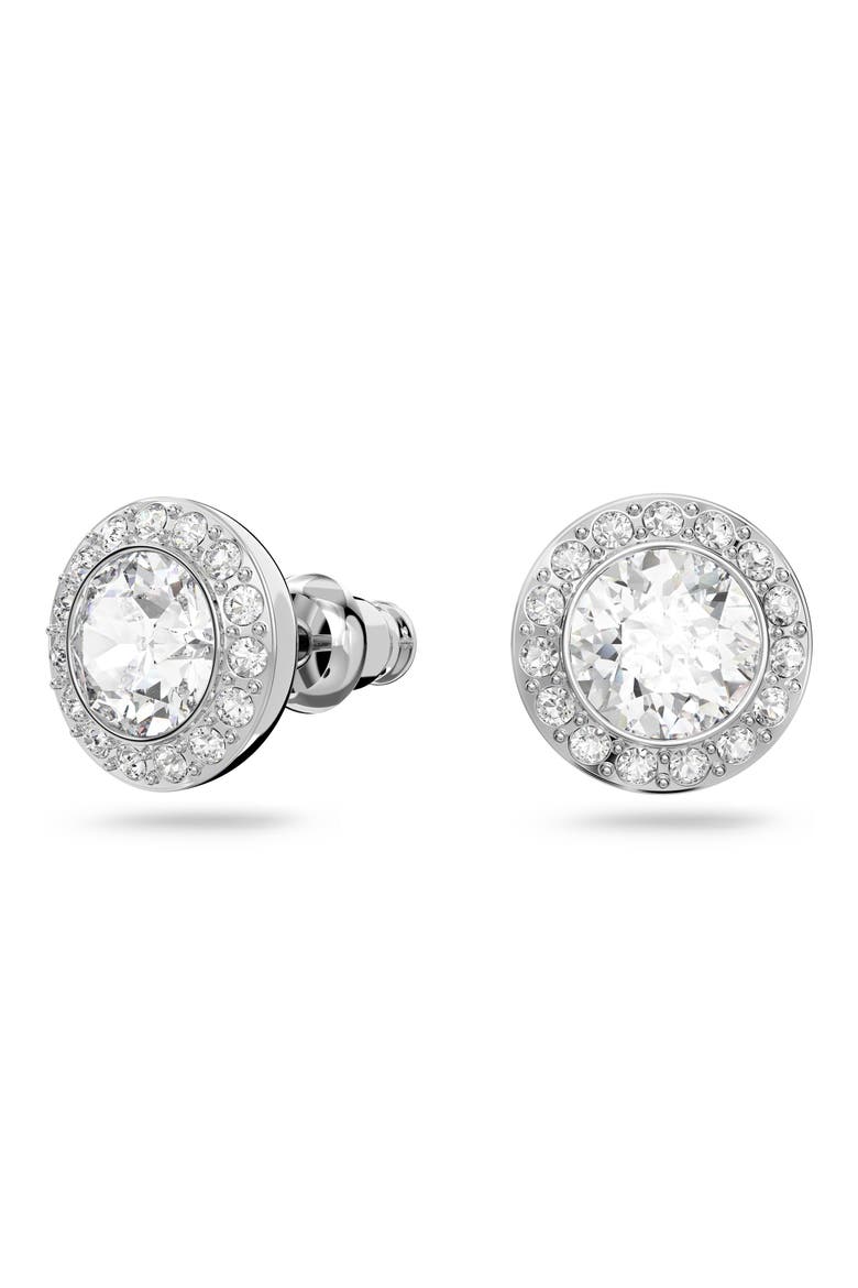 Una All Around Crystal Necklace, Bracelet & Stud Earrings Set, Alternate, color, WHITE/ SILVER