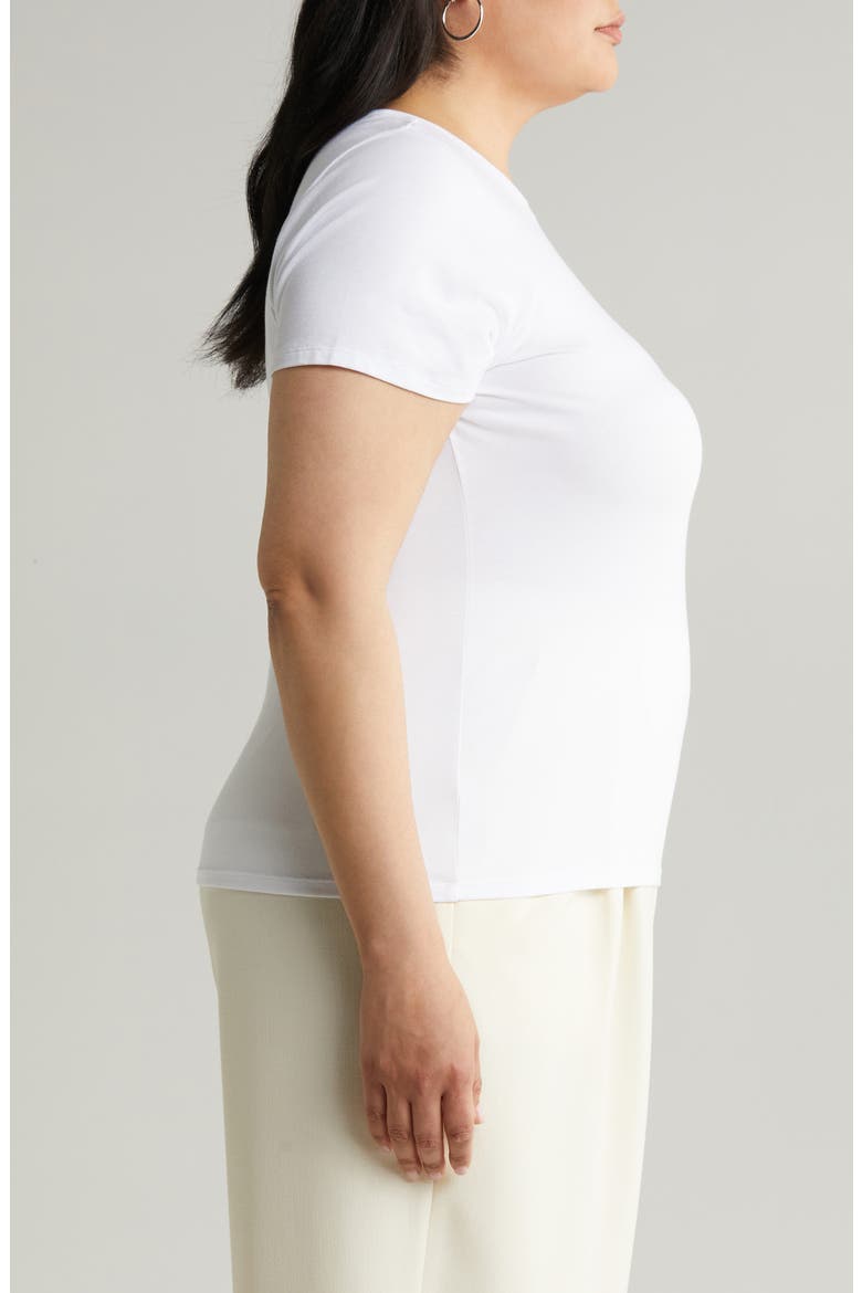 Crewneck T-Shirt, Alternate, color, WHITE