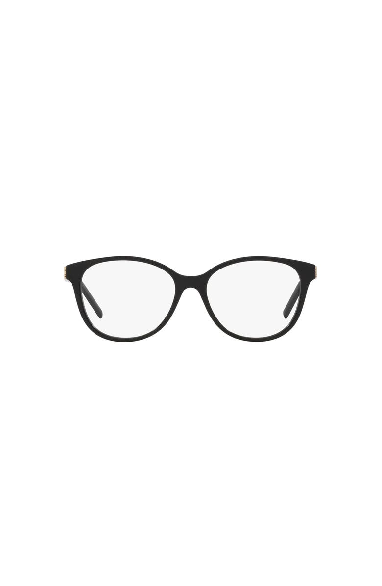 Saint Laurent 54mm Round optical glasses, Alternate, color, Black