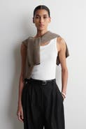 COS Ribbed-Cotton Round-Neck Tank Top