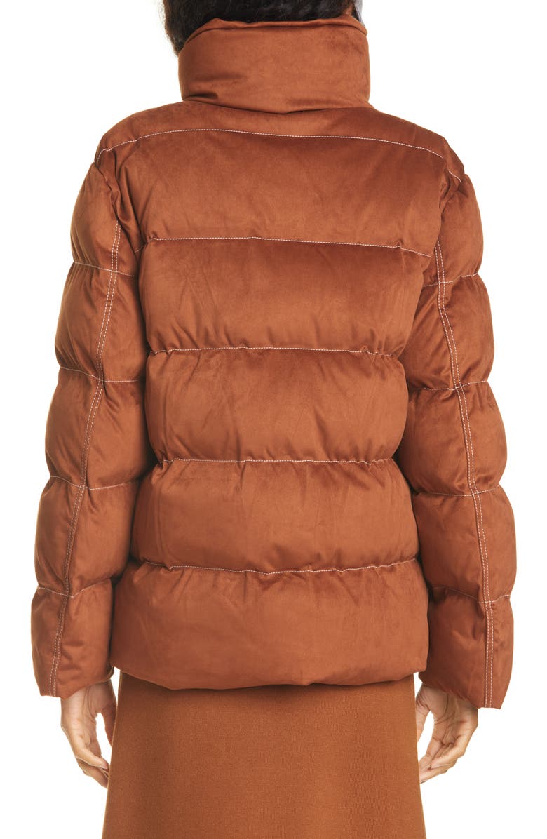 STAUD Ace Stand Collar Puffer Coat, Alternate, color, 