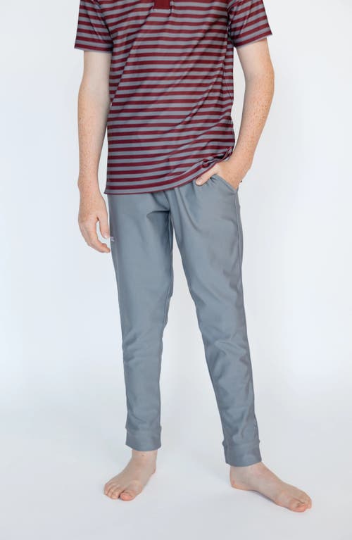 Courtside Kids Boys Warm-up Jogger Pant In Gray