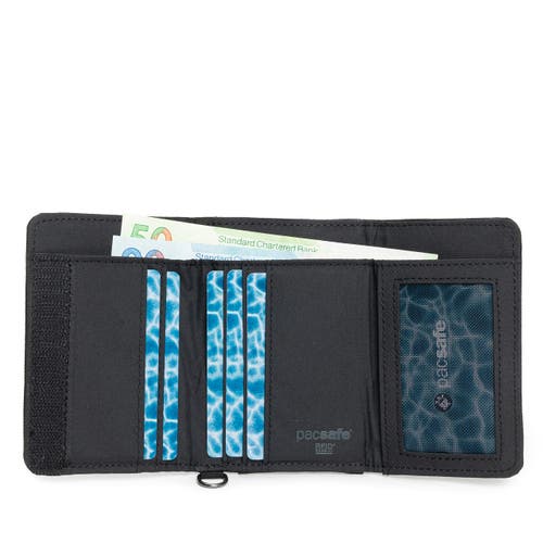Pacsafe Rfidsafe Trifold Wallet In Black