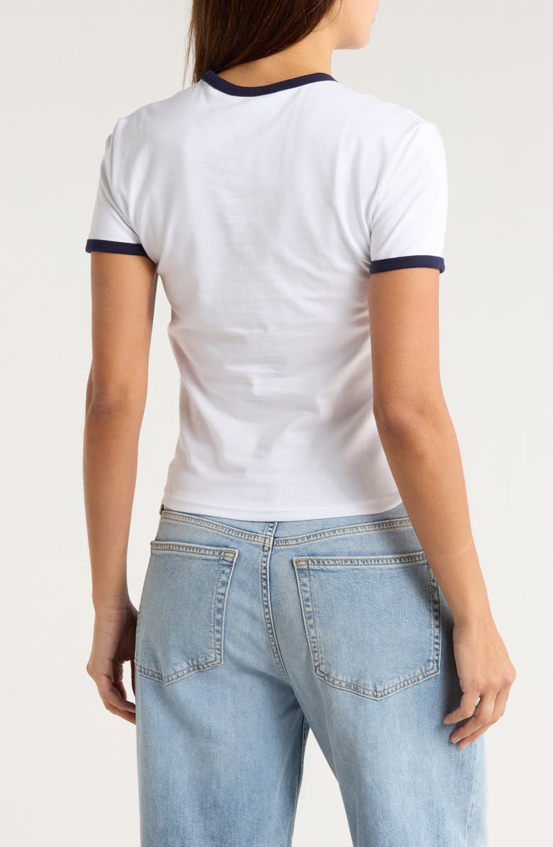 Obey Tyler Ringer T-Shirt, Alternate, color, White