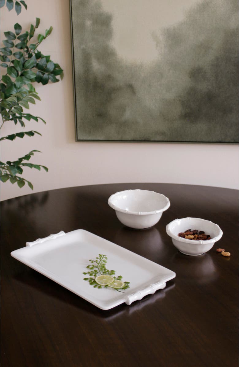 BEATRIZ BALL Collection VIDA Cane Small Dip Bowl, Alternate, color, White