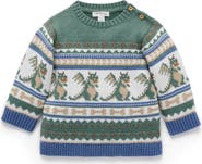 Purebaby Dragon Fairisle Jumper
