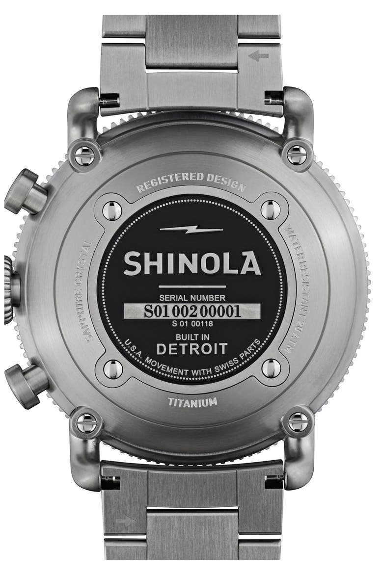 The Black Blizzard Chronograph Interchangeable Strap Watch, 48mm (Limited Edition), Alternate, color, NO COLOR