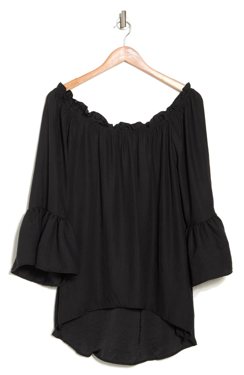 Forgotten Grace Off-the-Shoulder Bell Sleeve Blouse, Main, color,