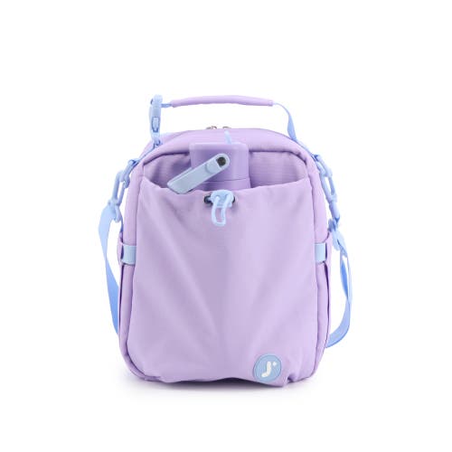 J World Cole Insulated Lunch Bag With Adjustable Strap In Purple