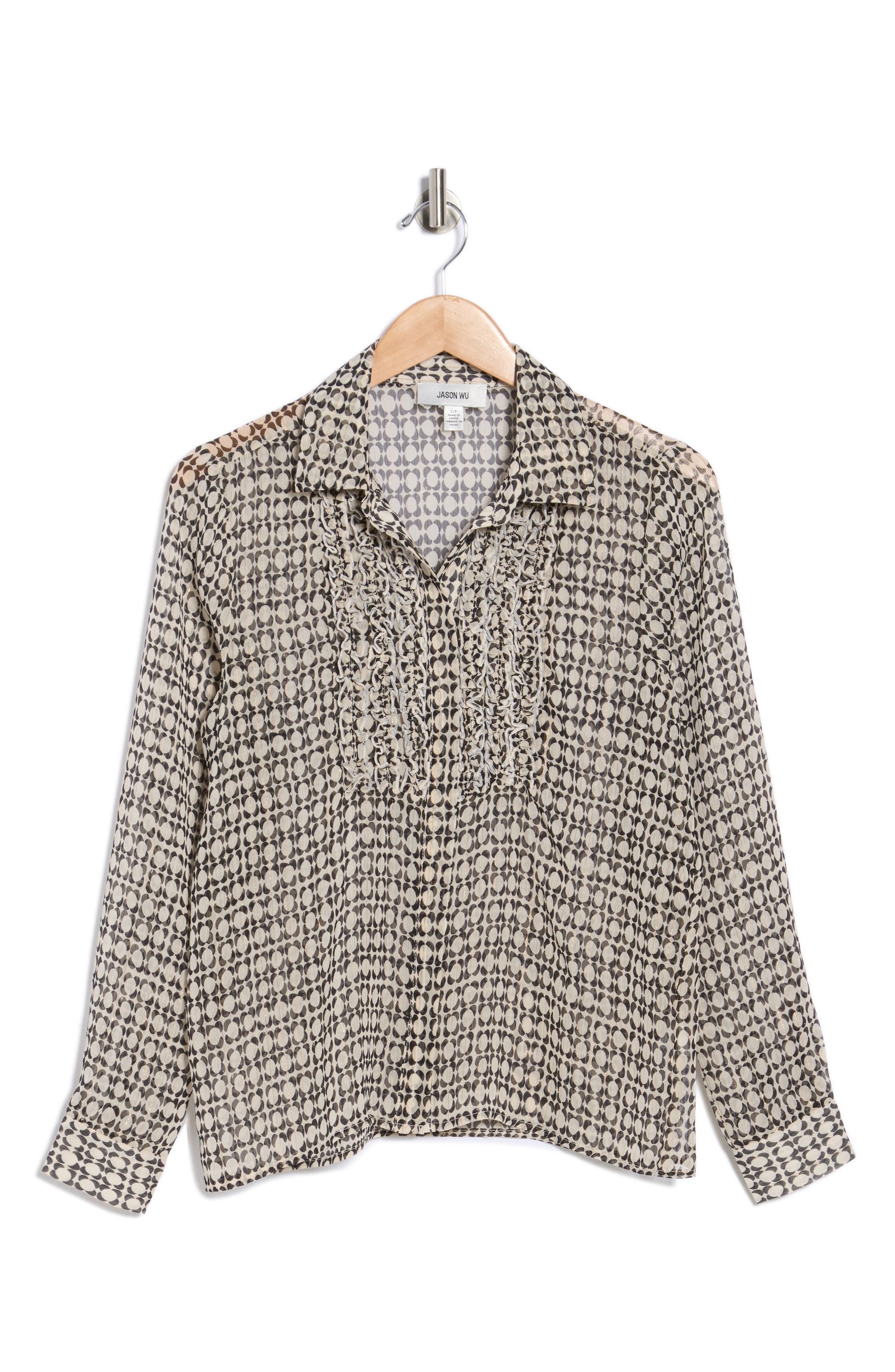 JASON WU Frilly Button-Up Shirt