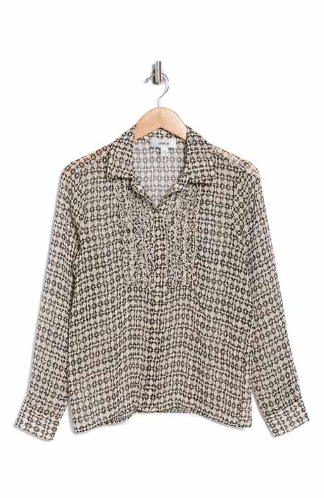 JASON WU Frilly Button-Up Shirt