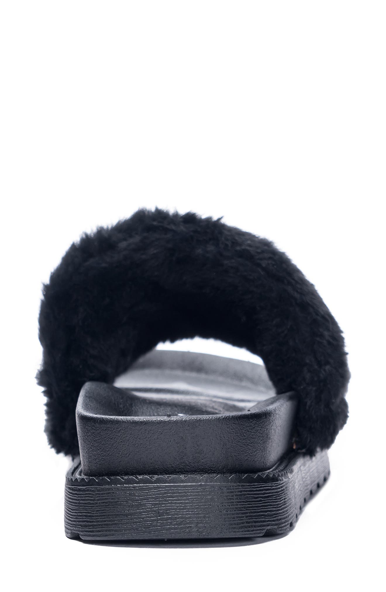 Chinese Laundry Treat Faux Fur Slide Slipper, Alternate, color, 