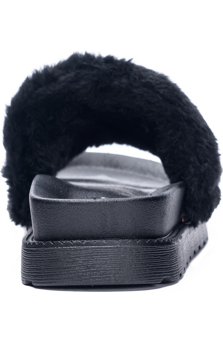 Chinese Laundry Treat Faux Fur Slide Slipper, Alternate, color,