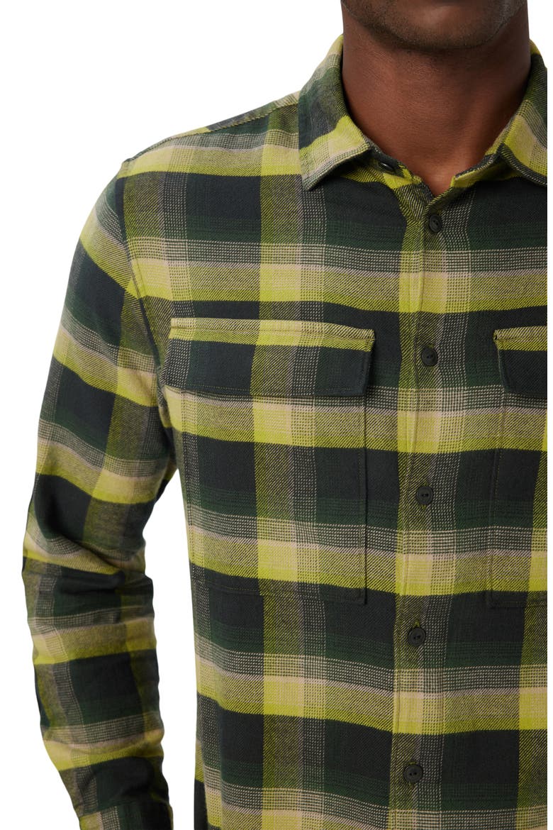 Stadium Shirt Jacket, Alternate, color, BLACK GREEN FINE CHECK