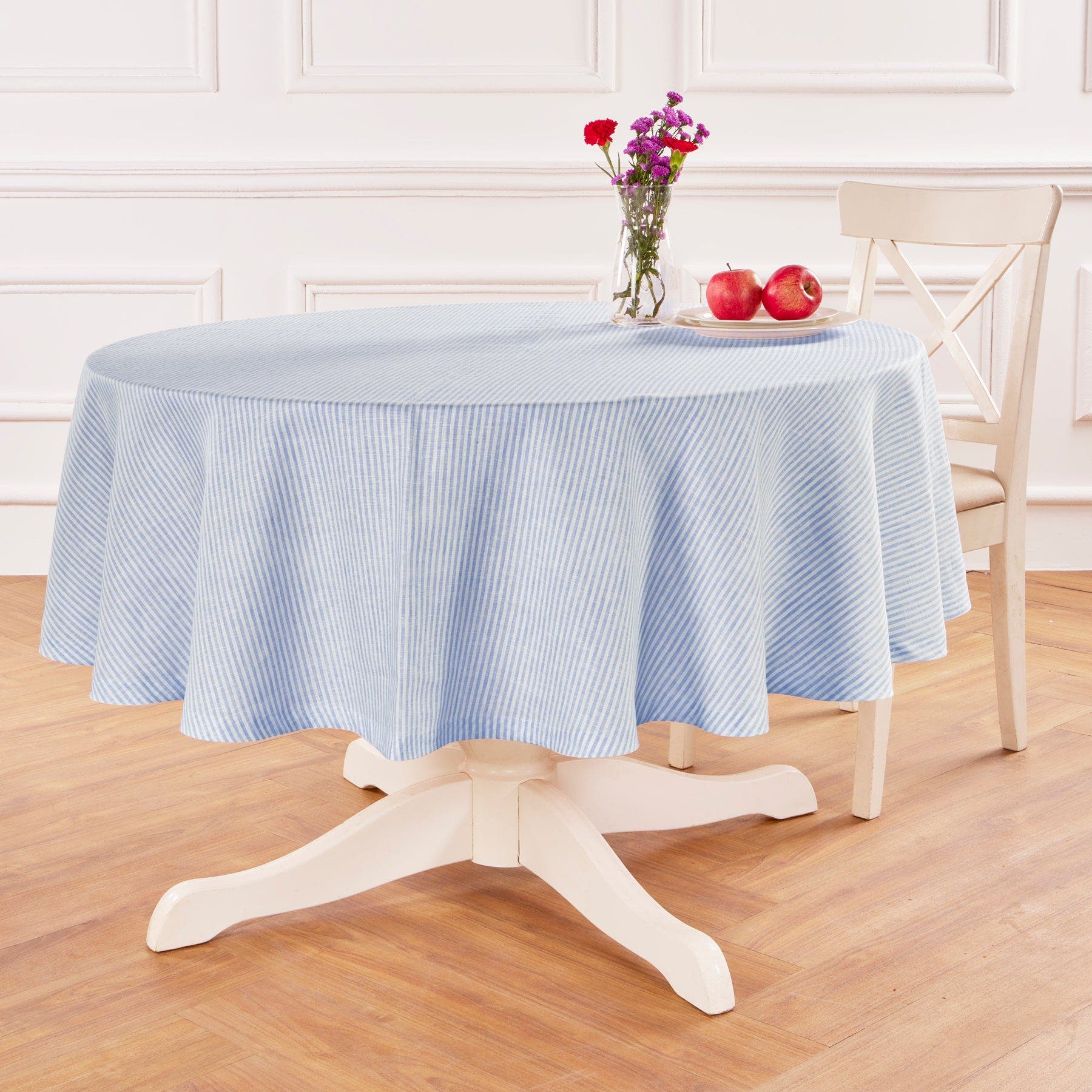 Cornflower Blue and White