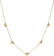 Ana Luisa Lev Mini Heart Station Necklace