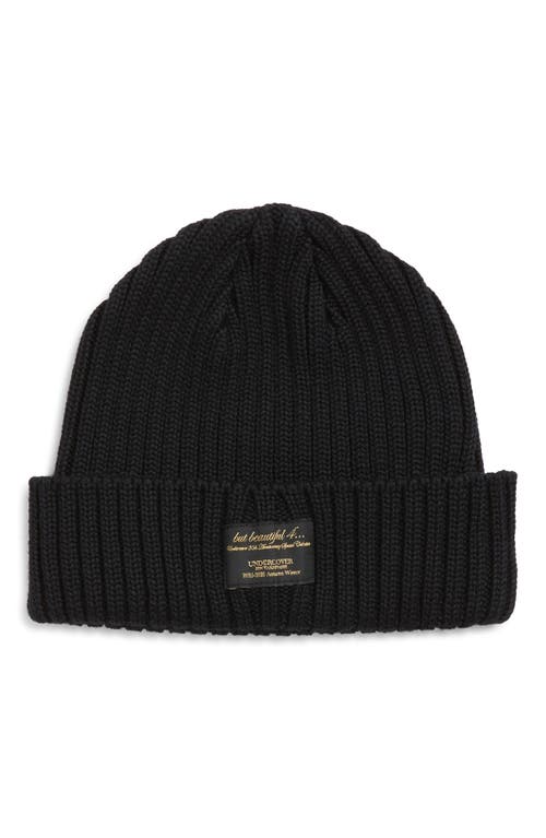 Undercover X Kijima Takayuki Wool Rib Beanie In Black