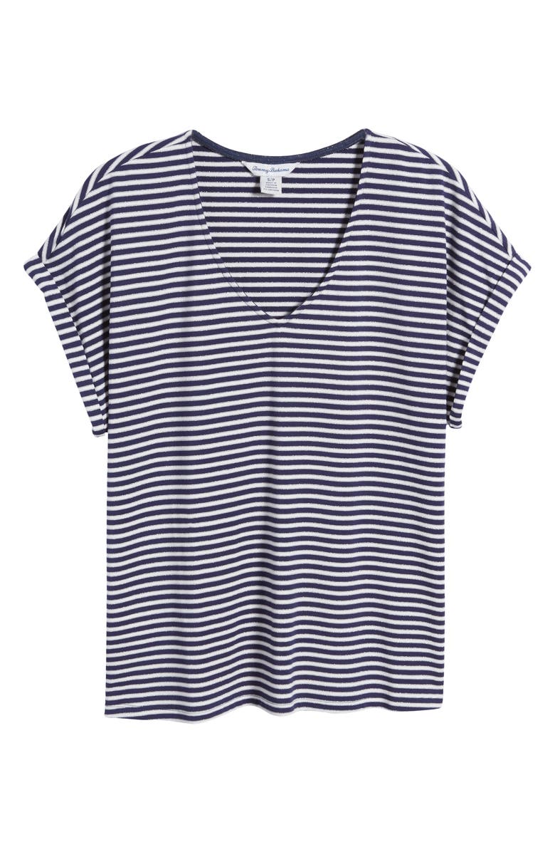 Tommy Bahama Kauai Stripe V-Neck T-Shirt, Alternate, color,