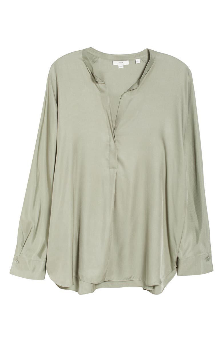 Vince Silk Blend Blouse, Alternate, color,
